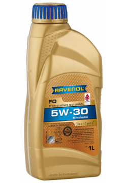 Моторное масло Ravenol FO 5W 30  1 л — легкотекучее всесезонное