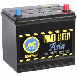 Автомобильный аккумулятор Tyumen Battery Asia 65 Ач обратная полярность D23L 
