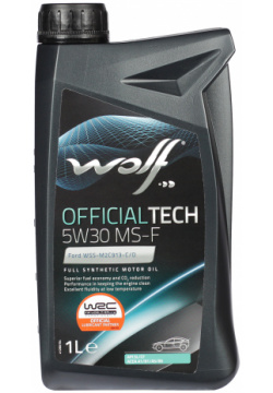 Масло моторное WOLF OFFICIALTECH MS F 5W 30 1л —