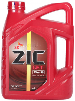 Трансмиссионное масло ZIC GFT 75W 90  4 л — синтетическое