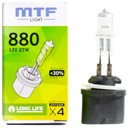 Автолампа MTF HS1280 Лампа Light Long Life  H27/1 27 Вт 3000К 1 шт