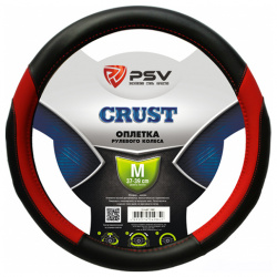 Оплетка на руль PSV  Оплётка Crust (Красный) M
