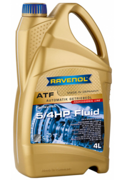 Масло трансмиссионное Ravenol ATF 5/4 HP Fluid 4л 