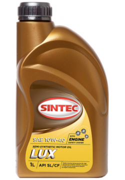Моторное масло Sintec Lux 10W 40  1 л —