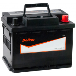 Автомобильный аккумулятор Delkor 65 Ач обратная полярность L2 56513