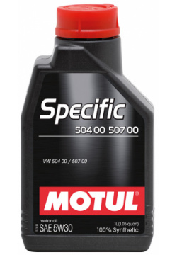 Моторное масло Motul Specific 504 00/507 00 5W 30  1 л