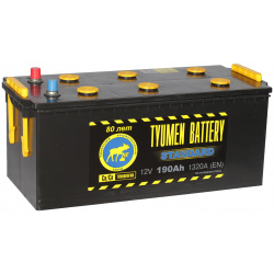 Грузовой аккумулятор Tyumen Battery Standard 190Ач о/п конус 