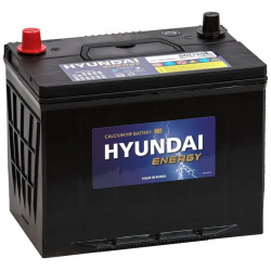 Автомобильный аккумулятор Hyundai 75 Ач обратная полярность D26L 