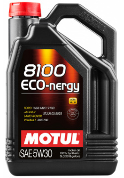 Моторное масло Motul 8100 Eco nergy 5W 30  5 л синтетическое с