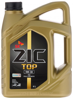 Моторное масло ZIC Top 5W 30  4 л