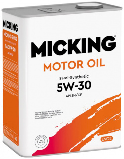Моторное масло Micking Evo2 5W 30  4 л