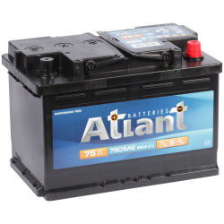 Автомобильный аккумулятор Atlant 75 Ач обратная полярность L3 MB750
