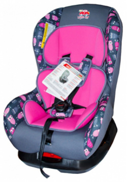 Детское кресло Little Car 125985 автокресло Soft 0+/1 (0 18 кг)  Совы Розовый