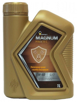 Моторное масло Rosneft Magnum Maxtec 5W 40  1 л —