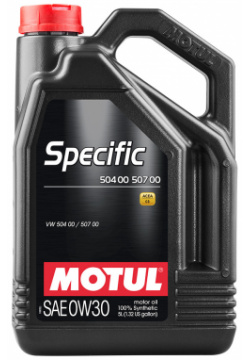 Моторное масло Motul Specific 504 00/507 00 0W 30  5 л