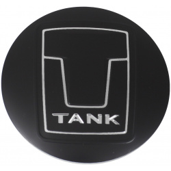 Вставка для диска СКАД  Стикер с лого авто TANK (54 мм)