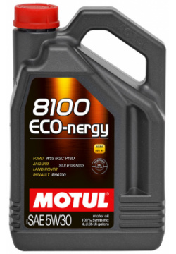 Моторное масло Motul 8100 Eco nergy 5W 30  4 л синтетическое с