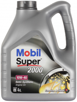 Моторное масло Mobil Super 2000 X1 10W 40  4 л
