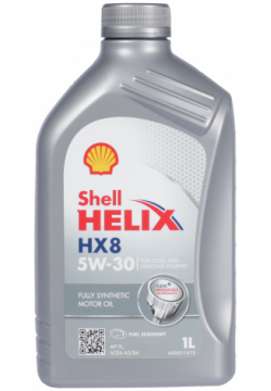 Моторное масло Shell Helix HX8 5W 30  1 л — полностью