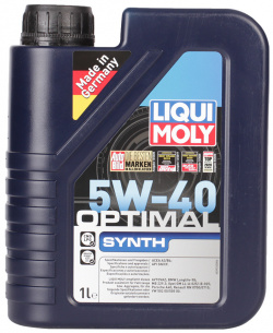 Моторное масло Liqui Moly Optimal Synth 5W 40  1 л