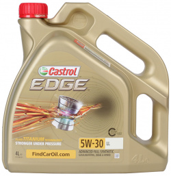 Моторное масло Castrol EDGE Titanium FST LL 5W 30  4 л