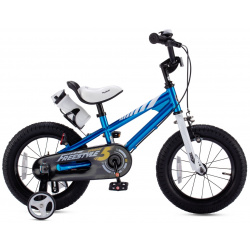 Детский велосипед Royal Baby Freestyle Steel 16  год 2022 цвет Синий