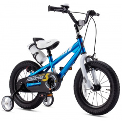 Детский велосипед Royal Baby Freestyle Steel 16  год 2022 цвет Синий