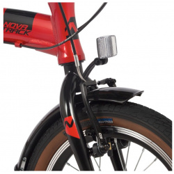 Складной велосипед Novatrack Town 16  год 2024 цвет Красный