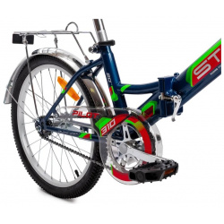 Складной велосипед Stels Pilot 310 C 20 Z010  год 2023 цвет Синий Зеленый ростовка 13