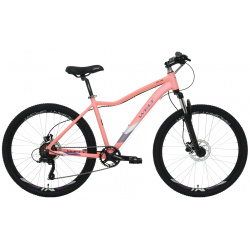 Женский велосипед Welt Floxy 1 0 HD 26  год 2024 цвет Розовый ростовка 15