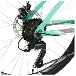 Женский велосипед Welt Floxy 1 0 HD 26  год 2024 цвет Розовый ростовка 15