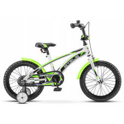 Детский велосипед Stels Arrow 16 V020  год 2023 цвет Белый Зеленый