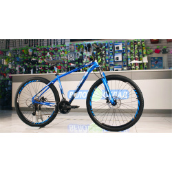 Горный велосипед Stels Navigator 910 MD 29 V010  год 2023 цвет Синий Черный ростовка 18 5