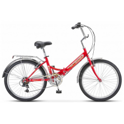 Складной велосипед Stels Pilot 750 V 24 Z010  год 2023 цвет Красный ростовка 14 С, размер: 14
