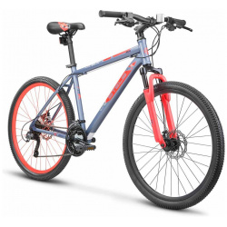 Горный велосипед Stels Navigator 500 MD 26 F020  год 2023 цвет Синий Красный ростовка 20