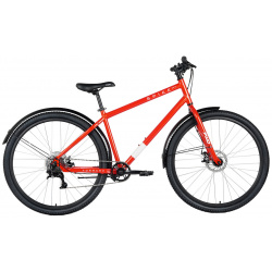 Дорожный велосипед Forward Spike 29 D  год 2023 цвет Красный Белый ростовка 18