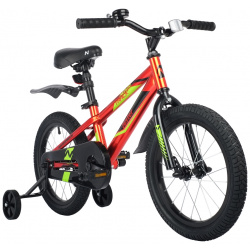 Детский велосипед Novatrack Juster 16  год 2023 цвет Красный