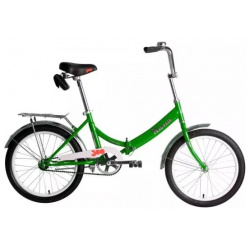 Складной велосипед Forward Кама 20  год 2023 цвет Зеленый Серебристый ростовка 14