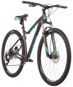 Женский велосипед Stinger Vega Pro 29  год 2021 цвет Черный ростовка 19