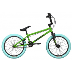 Экстремальный велосипед Stark Madness BMX 1  год 2023 цвет Зеленый Черный ростовка 9