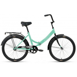 Складной велосипед Altair City 24 FR  год 2023 цвет Голубой Зеленый ростовка 16 С