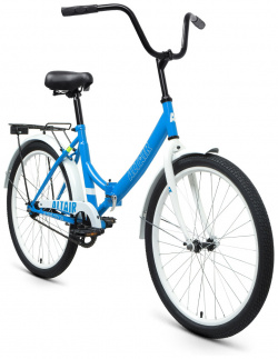 Складной велосипед Altair City 24 FR  год 2023 цвет Голубой Зеленый ростовка 16
