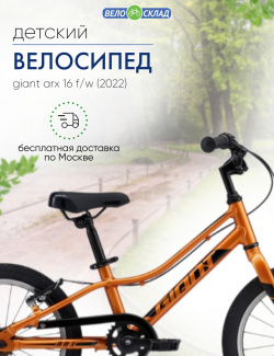 Детский велосипед Giant ARX 16 F/W  год 2022 цвет Оранжевый