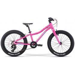 Детский велосипед Merida Matts J 20+ Eco  год 2022 цвет Розовый Фиолетовый В