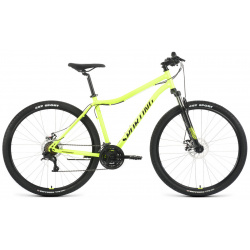 Горный велосипед Forward Sporting 29 2 D  год 2022 цвет Зеленый Черный ростовка 17
