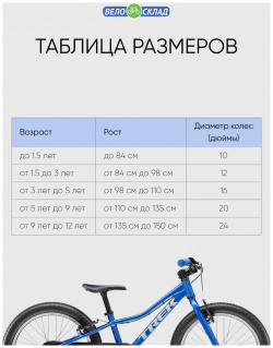 Детский велосипед Trek PreCaliber 20 Boys F/W  год 2022 цвет Синий