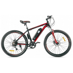 Электровелосипед Eltreco XT 600 D  год 2021 цвет Черный Красный Спортивный