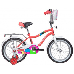 Детский велосипед Novatrack Candy 16  год 2019 цвет Розовый