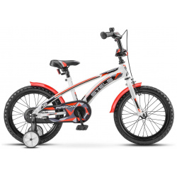 Детский велосипед Stels Arrow 16 V020  год 2023 цвет Белый Красный