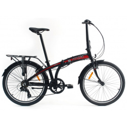 Складной велосипед Foldx Sports 24 7sp  год 2023 цвет Черный